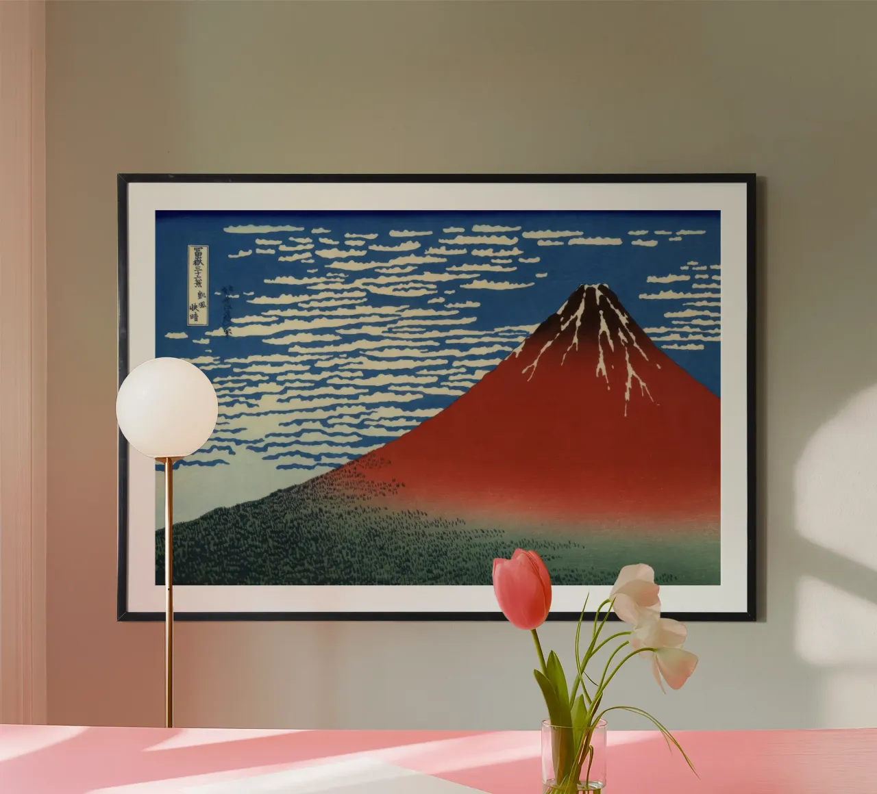 Rosso Fuji Vento del sud Mattinata serena carta hahnemühle da Great Gates