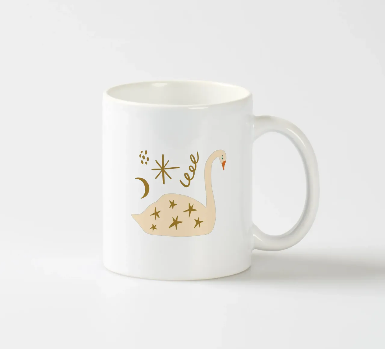 Happy Christmas No 31 (Without Background) tazza in ceramica da treechild