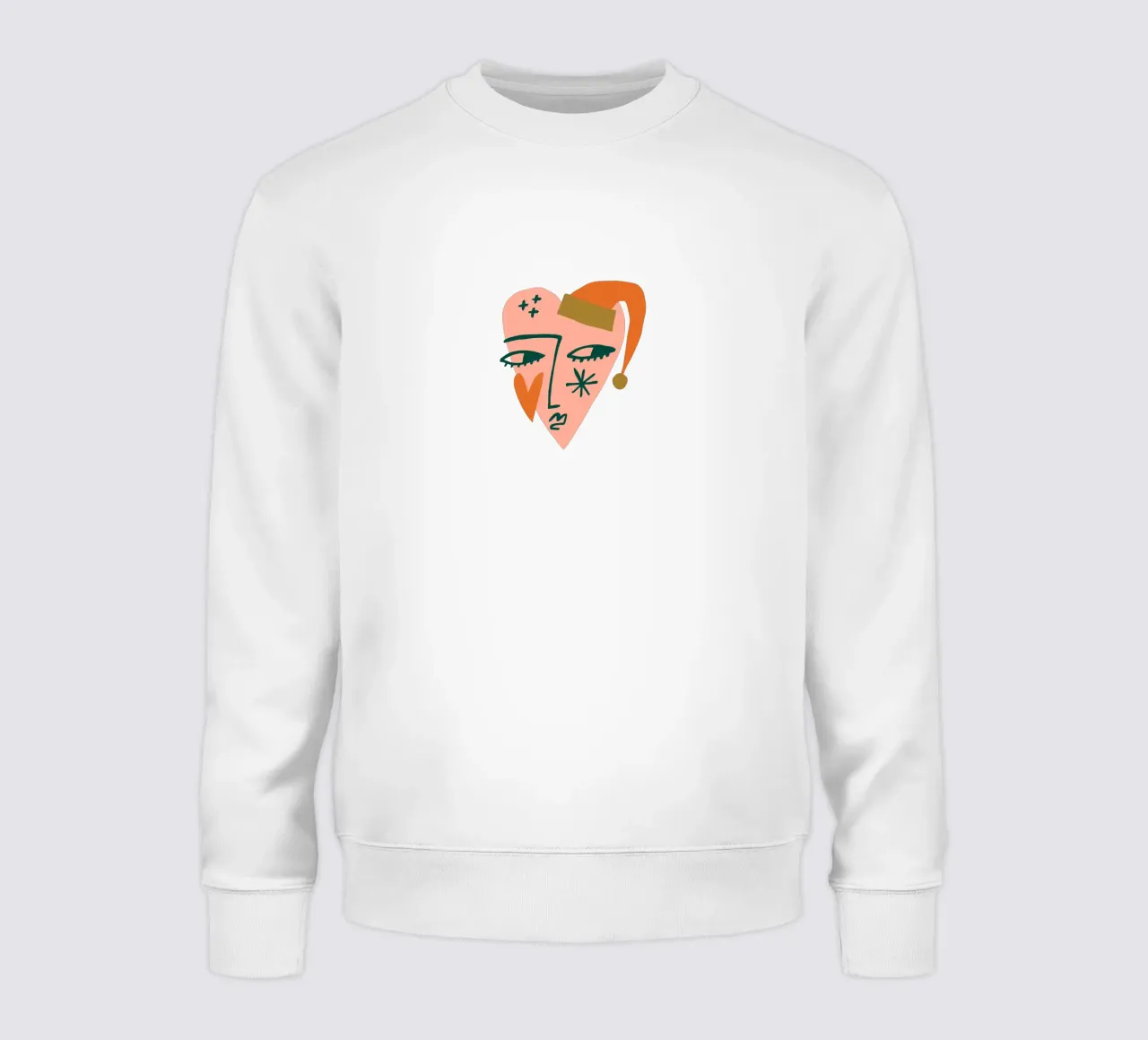 Happy Christmas No 32 (Without Background) felpa da treechild