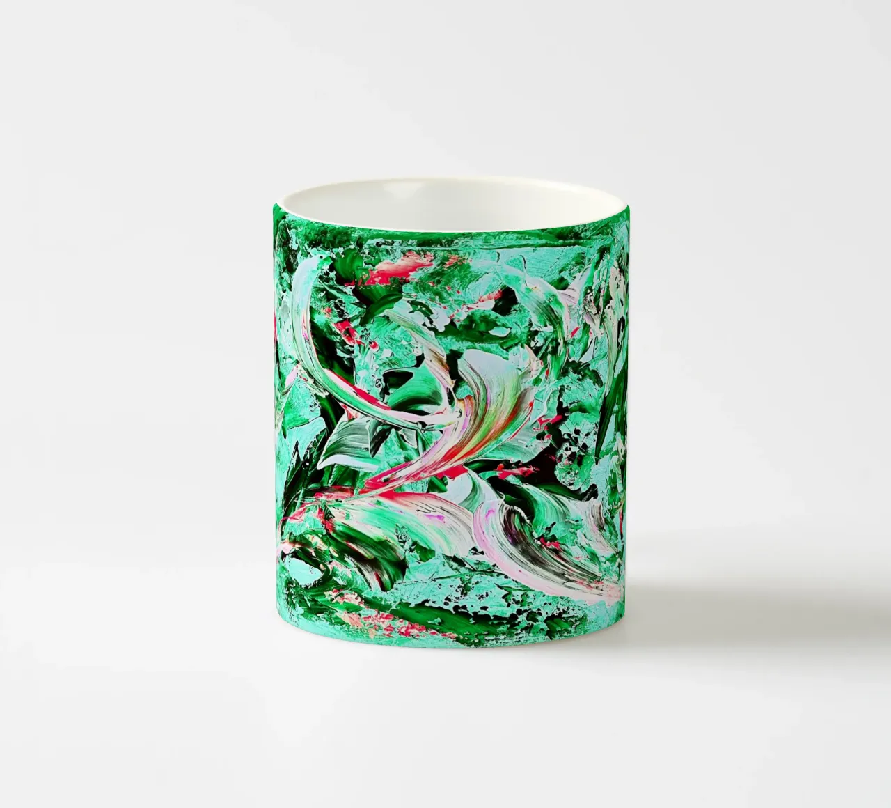 IDEAL GIFT 60 invers tazza in ceramica da Thierry Vobmann Abstract painting