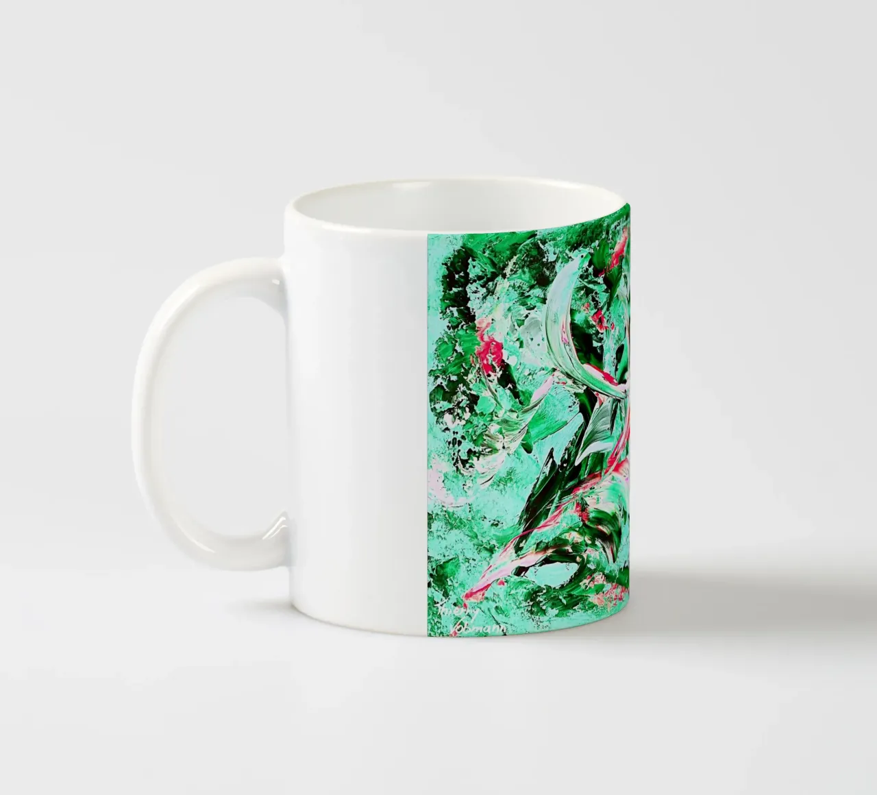 IDEAL GIFT 60 invers tazza in ceramica da Thierry Vobmann Abstract painting