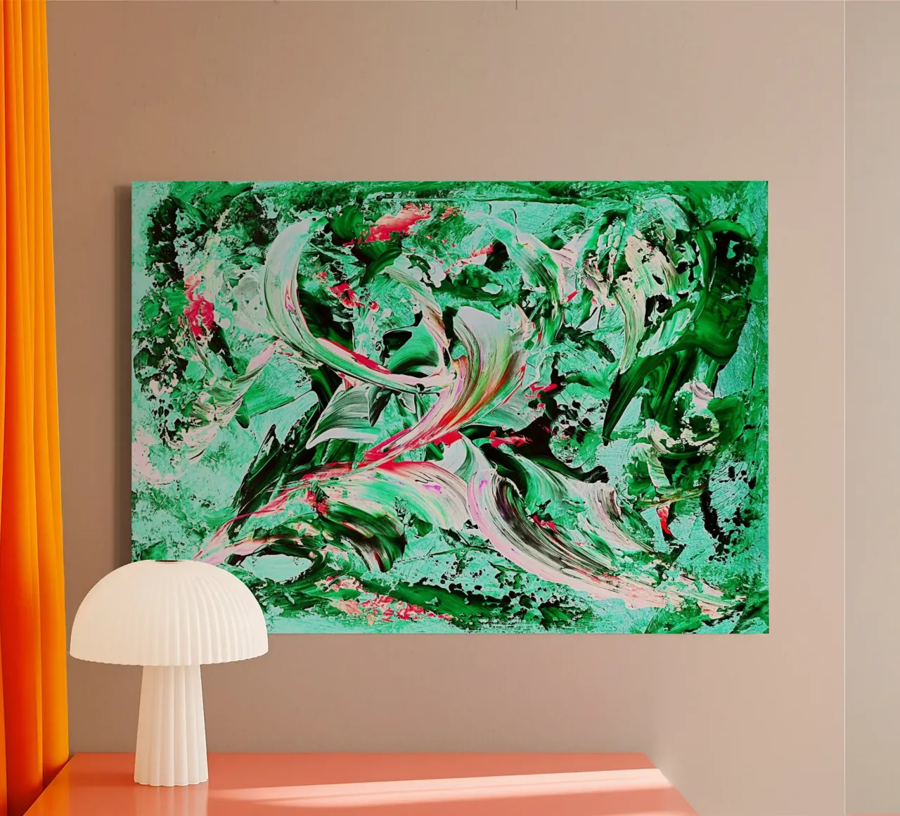 IDEAL GIFT 60 invers tela con Cornice a cassetta da Thierry Vobmann Abstract painting