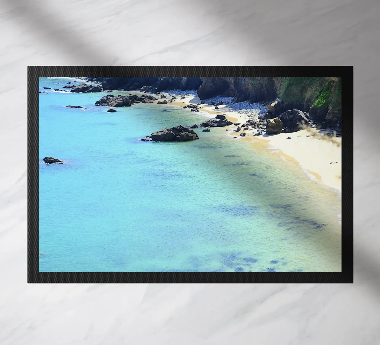 FAA337 HIDDEN BEACH doormat by Thierry vobmann photography