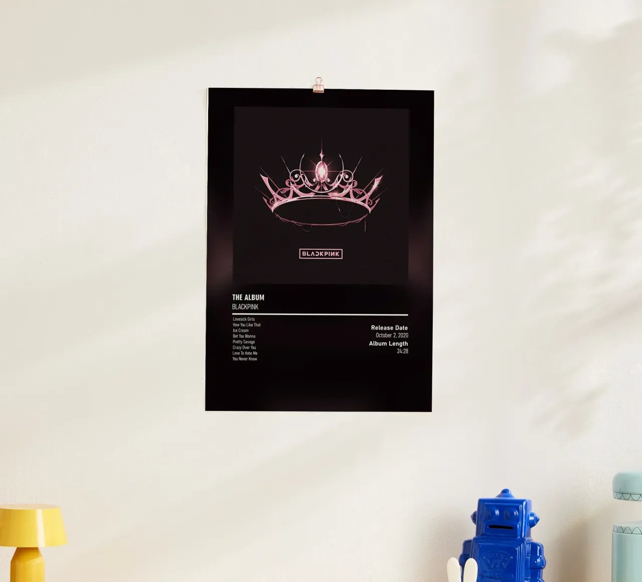 THE ALBUM (2020) by BLACKPINK carta hahnemühle da DGUnder