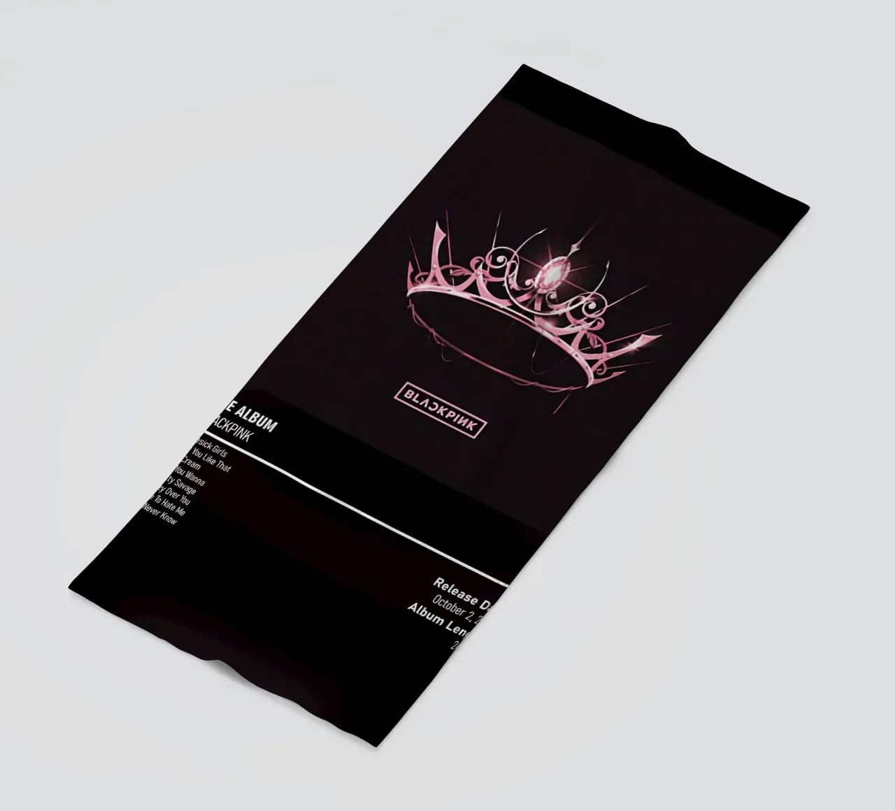 THE ALBUM (2020) by BLACKPINK telo mare da DGUnder