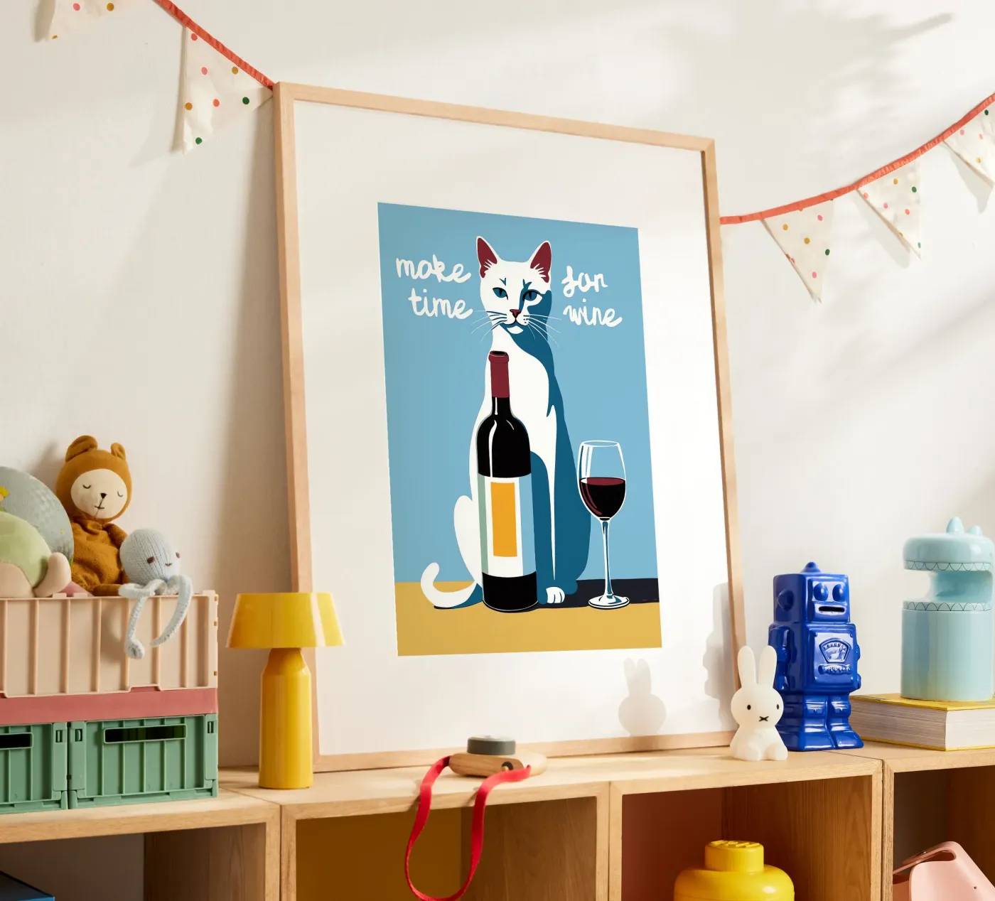 Make Time For Wine poster by Arjun