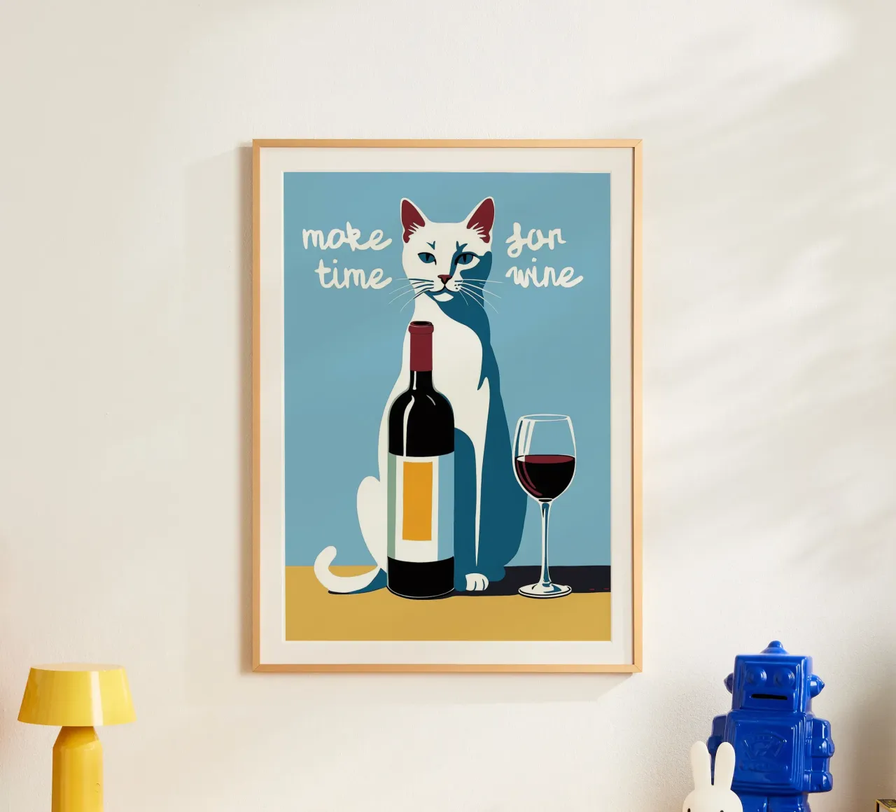 Make Time For Wine hahnemühle by Arjun