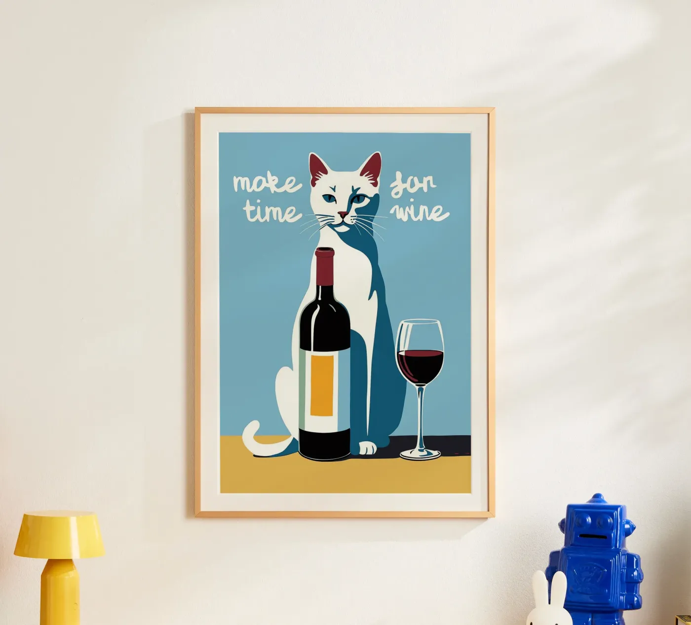 Make Time For Wine poster by Arjun