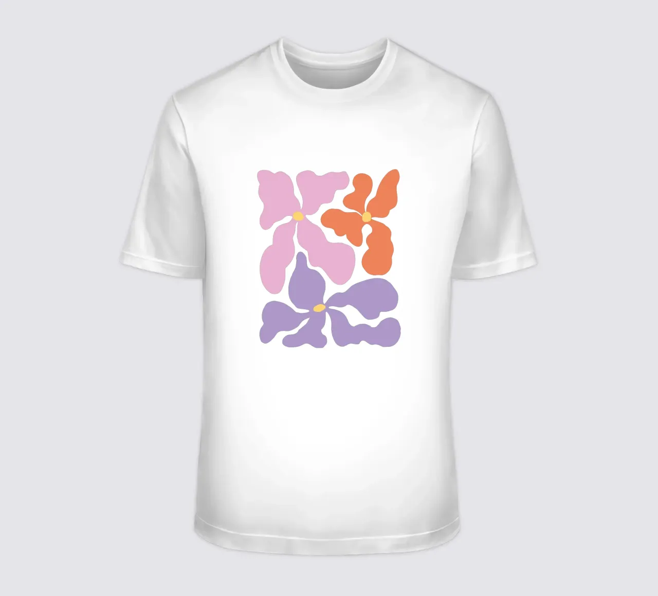 Happy Flowers No 01 (Without Background) t-shirt da treechild