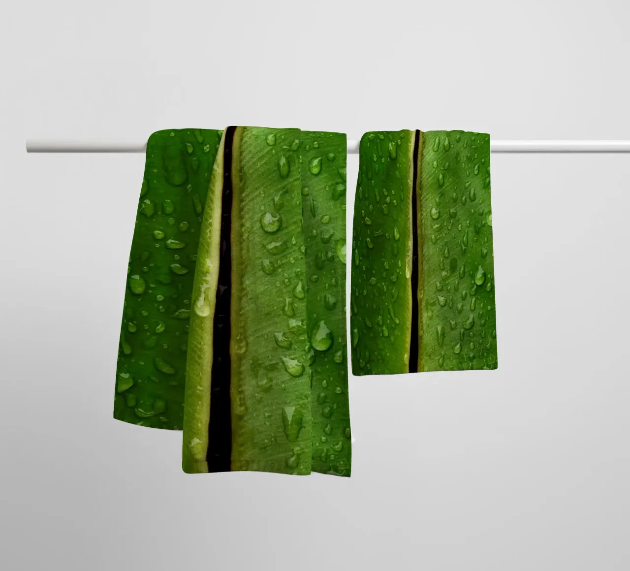foglia di banana tropicale asciugamano da bagno da Earthly Visions