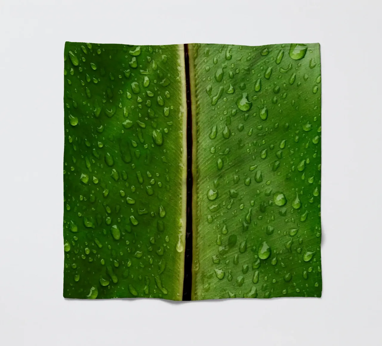 banana leaf tropical fleece blanket by Earthly Visions
