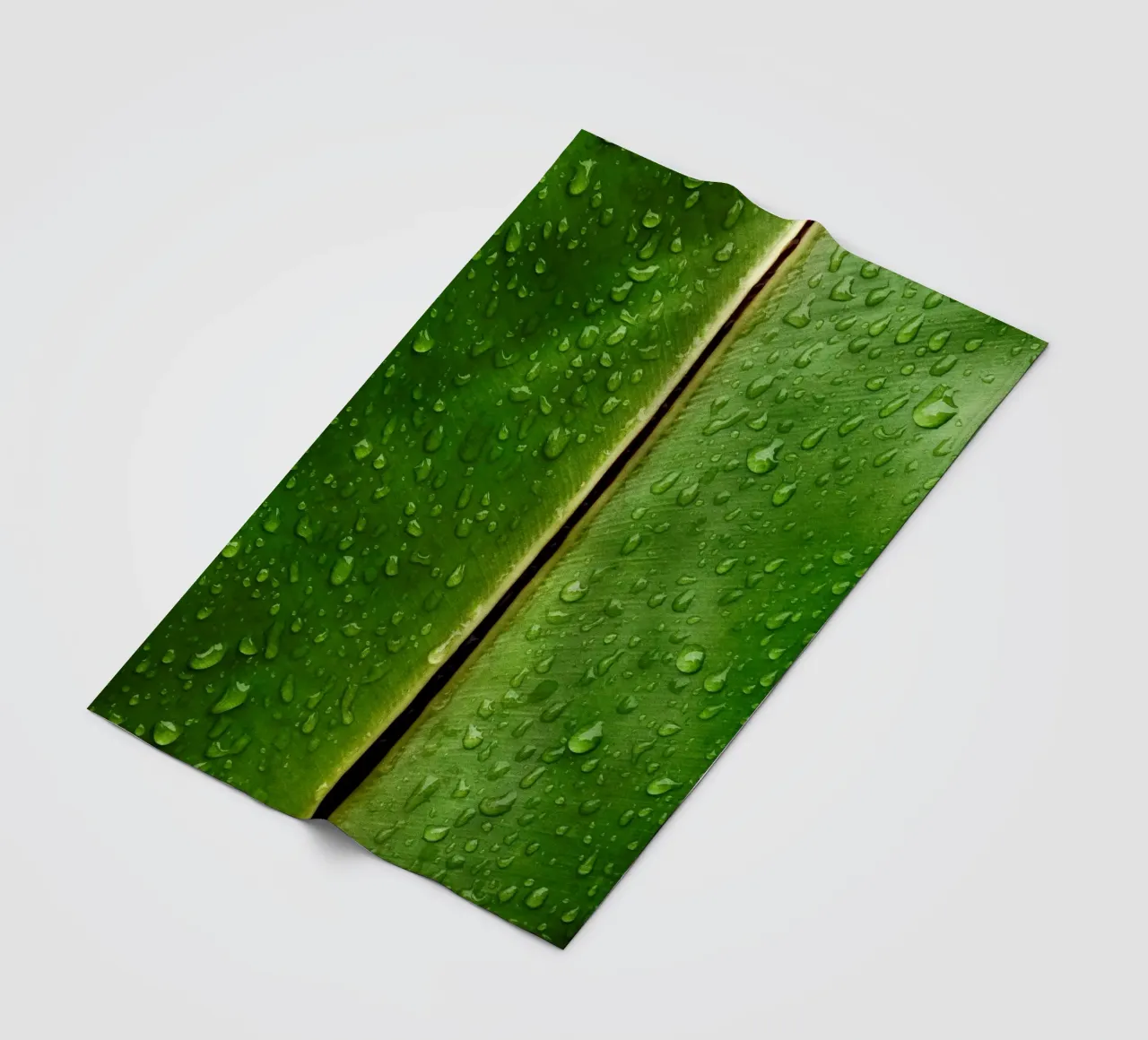 banana leaf tropical fleece blanket by Earthly Visions