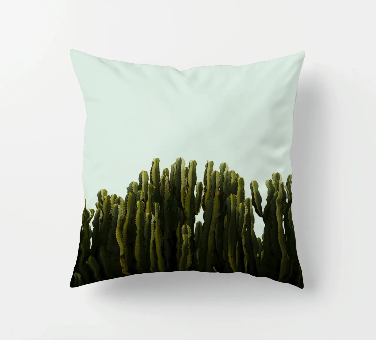 verde cactus cuscino da Earthly Visions