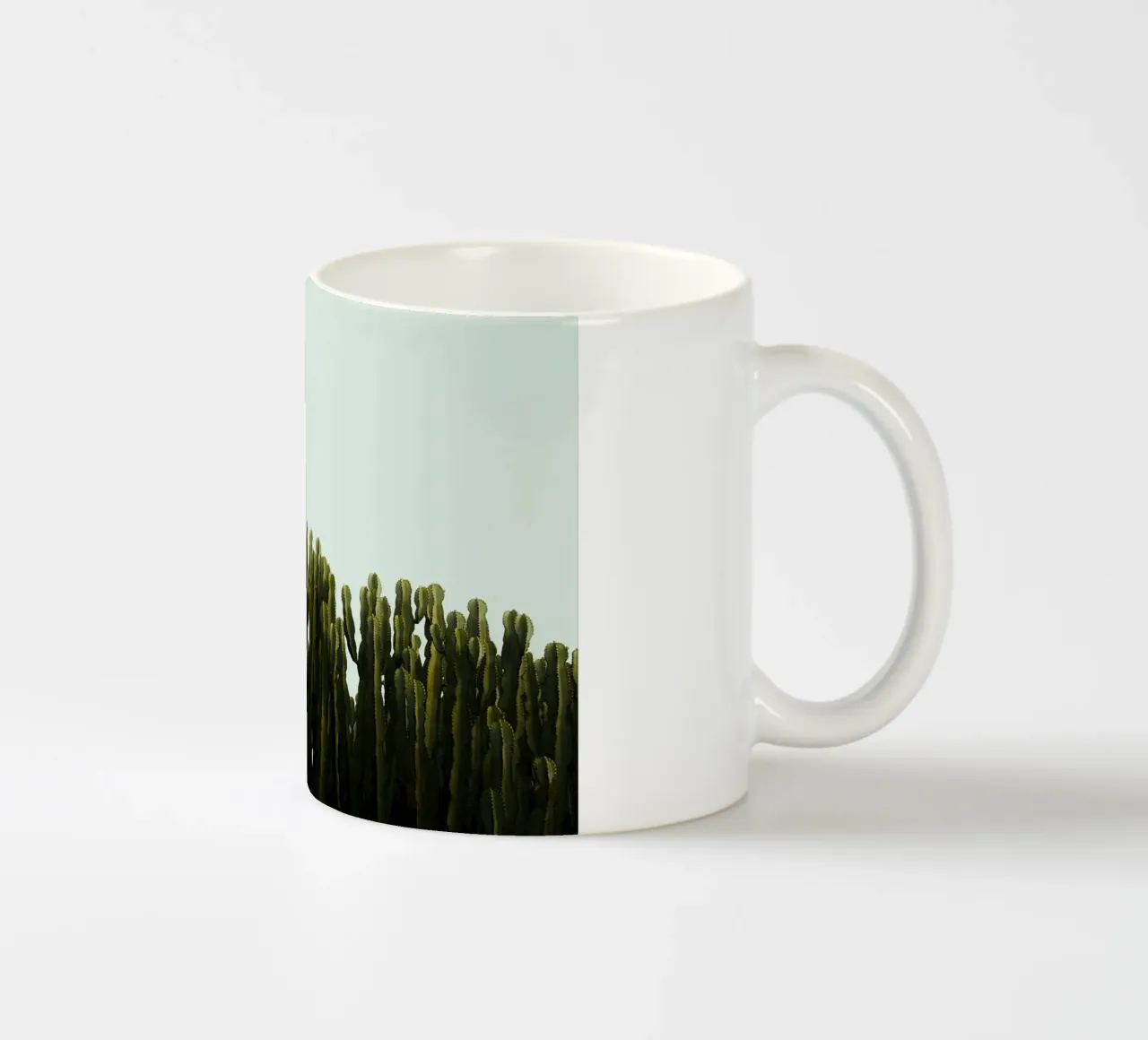 verde cactus tazza in ceramica da Earthly Visions