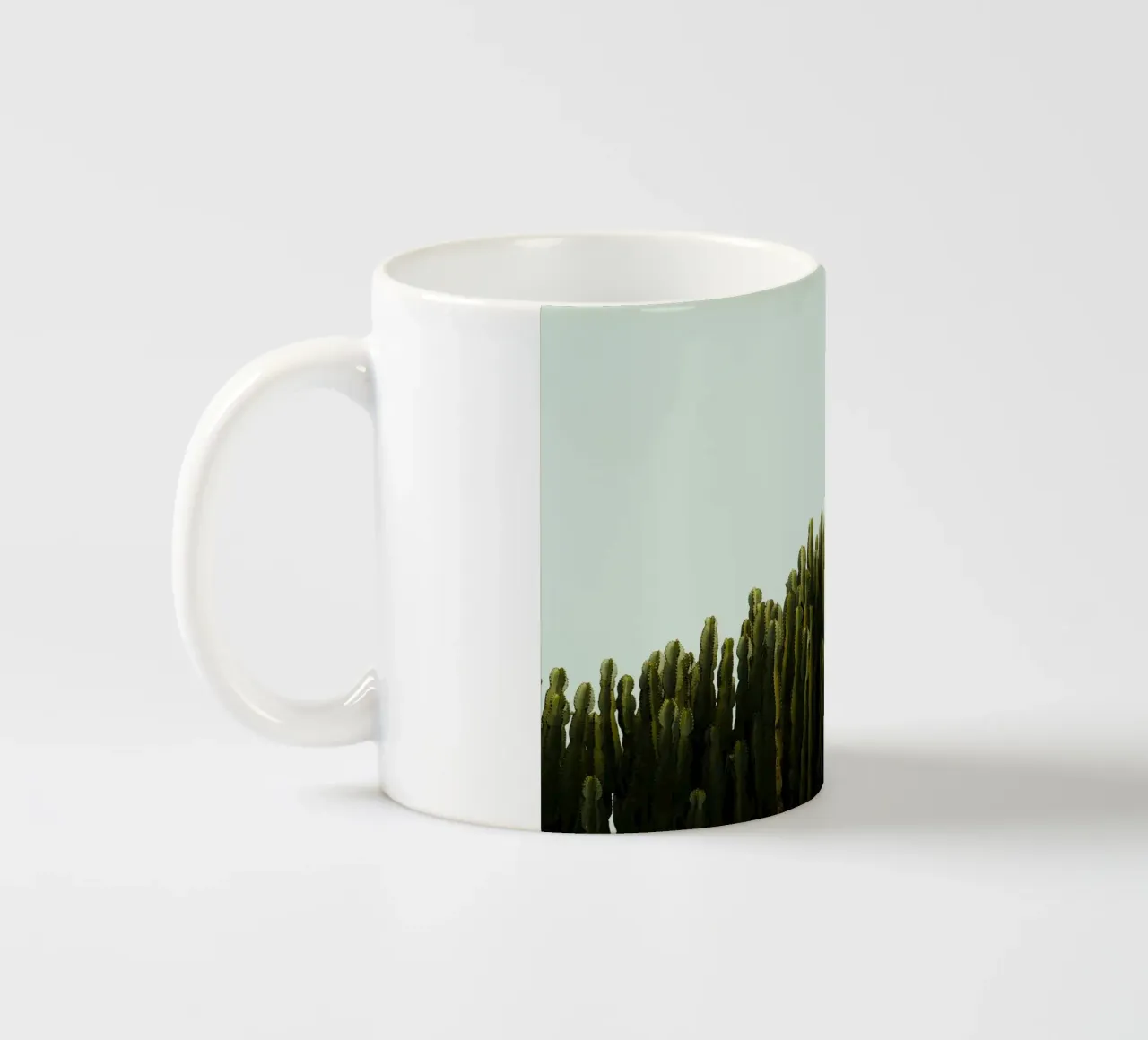 verde cactus tazza in ceramica da Earthly Visions