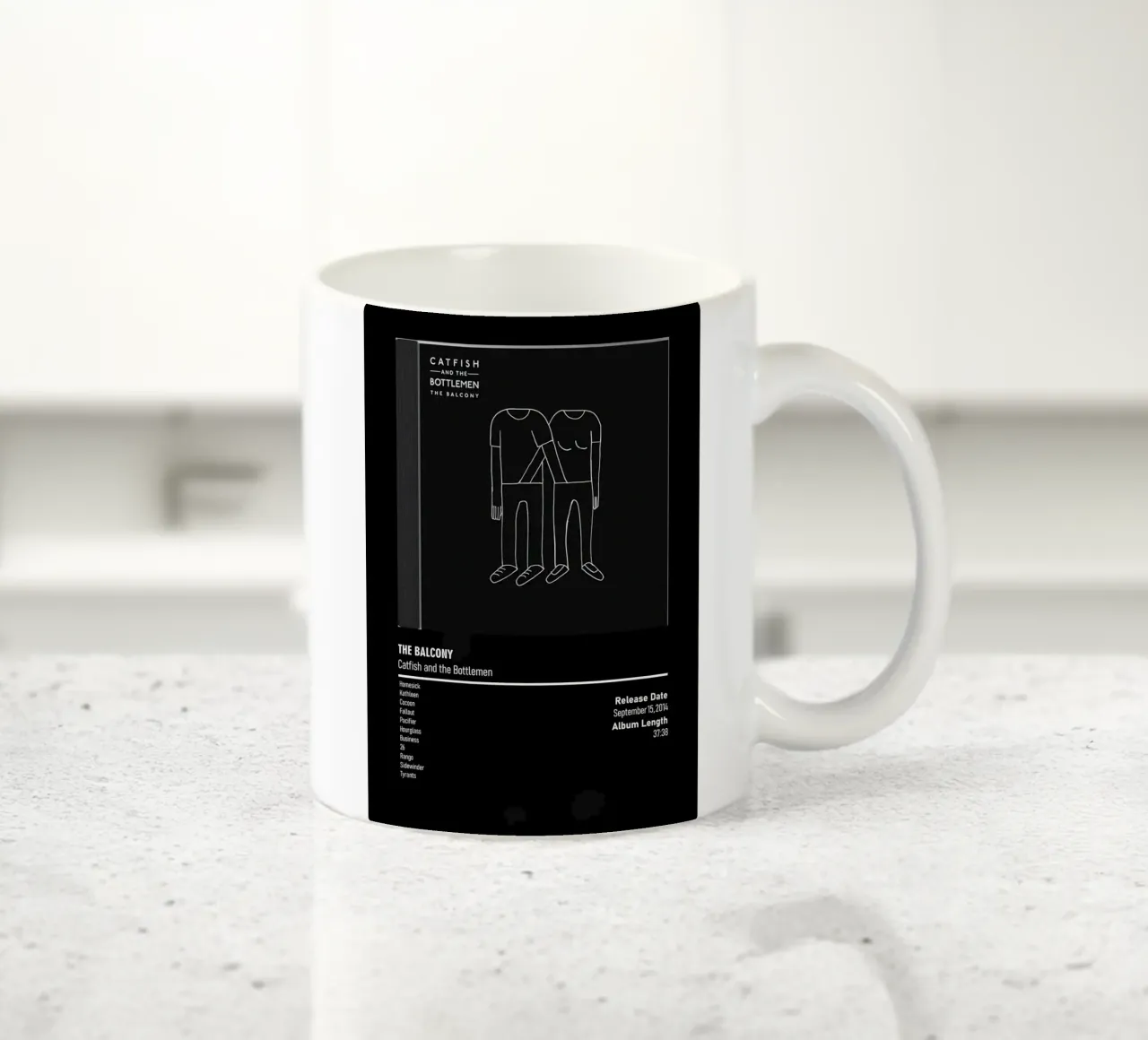 The Balcony (2014) by Catfish and the Bottlemen tazza in ceramica da DGUnder