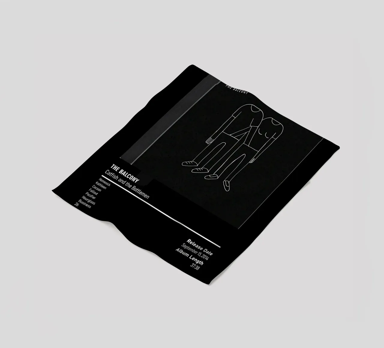 The Balcony (2014) by Catfish and the Bottlemen coperta in pile da DGUnder