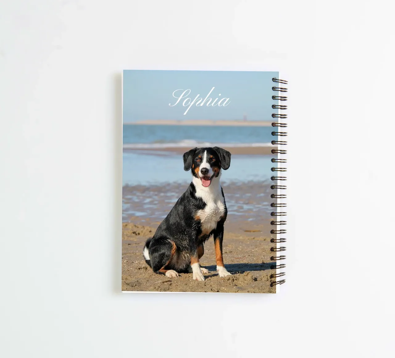 Custom Pet Dog Photo Custom Dog Name Pet name diario ad anelli da Custom4U