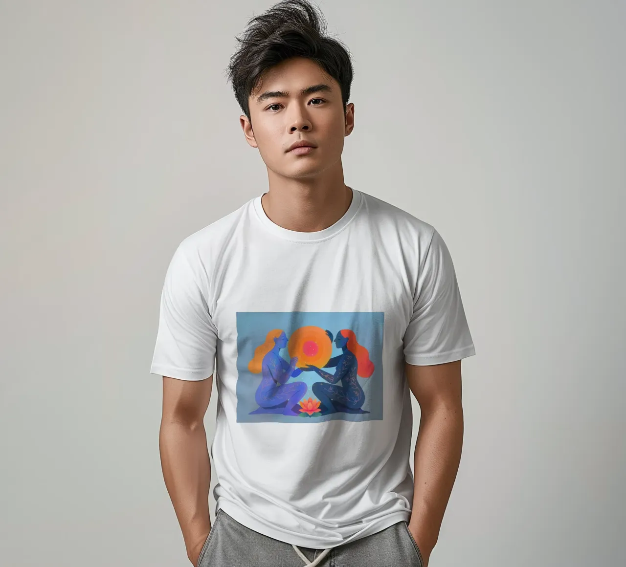 The light Between us t-shirt da Taika Tori Art
