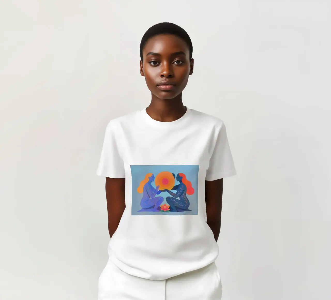 The light Between us t-shirt da Taika Tori Art