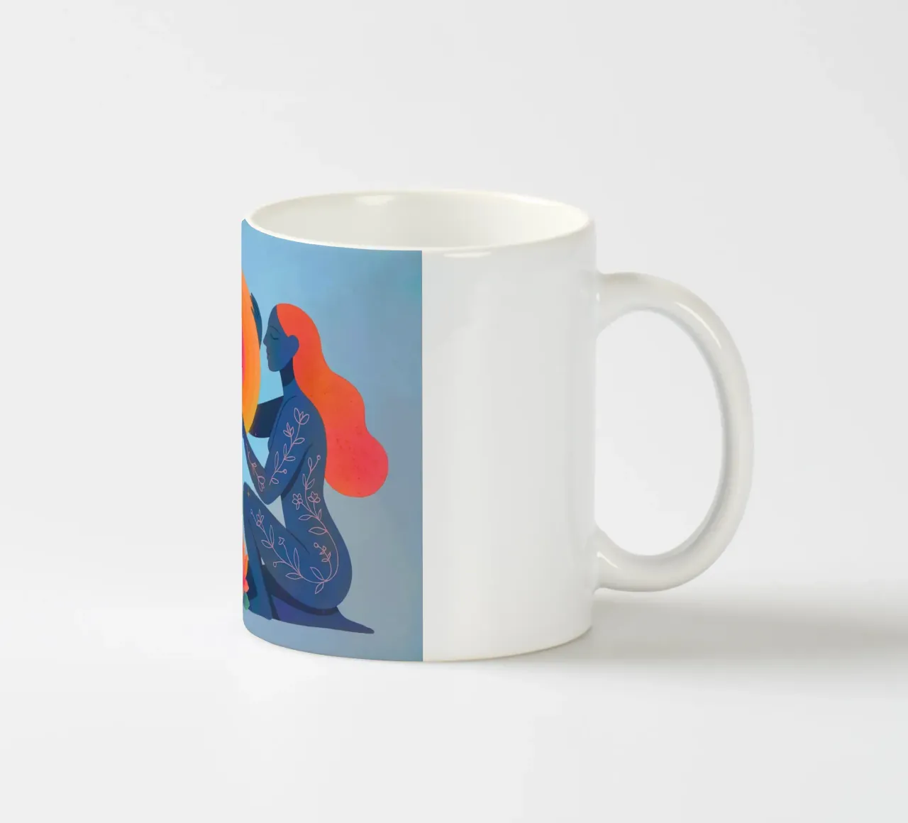 The light Between us tazza in ceramica da Taika Tori Art