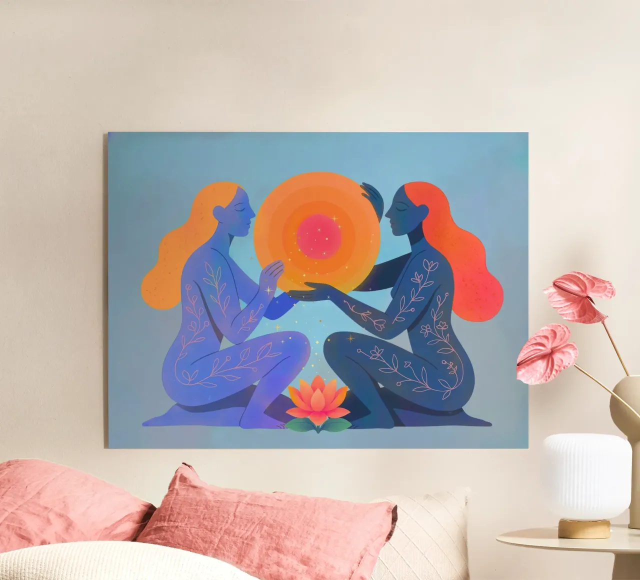 The light Between us plexiglass da Taika Tori Art