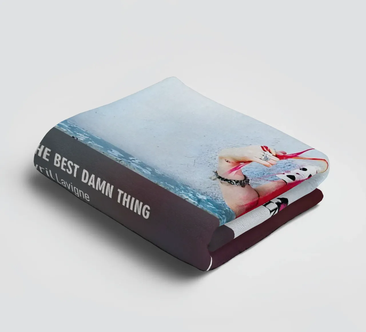 The Best Damn Thing by Avril Lavigne asciugamano da bagno da DGUnder