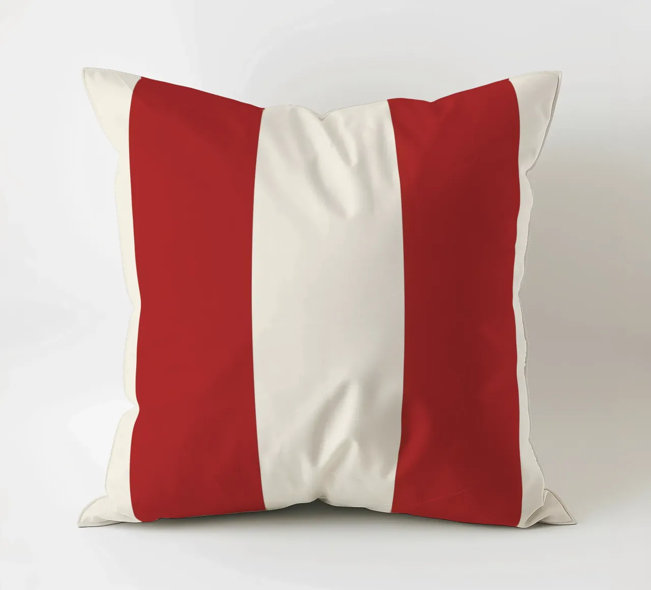 Red bold vintage lines cuscino da TijanaArtStudio88