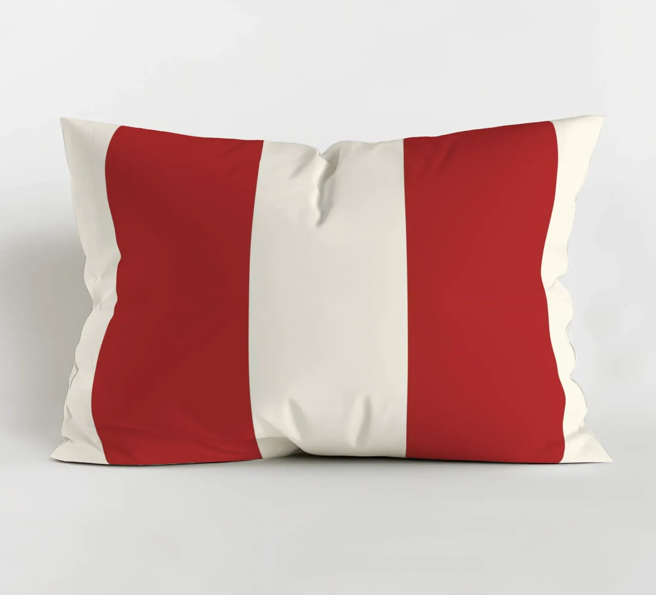 Red bold vintage lines cuscino da TijanaArtStudio88