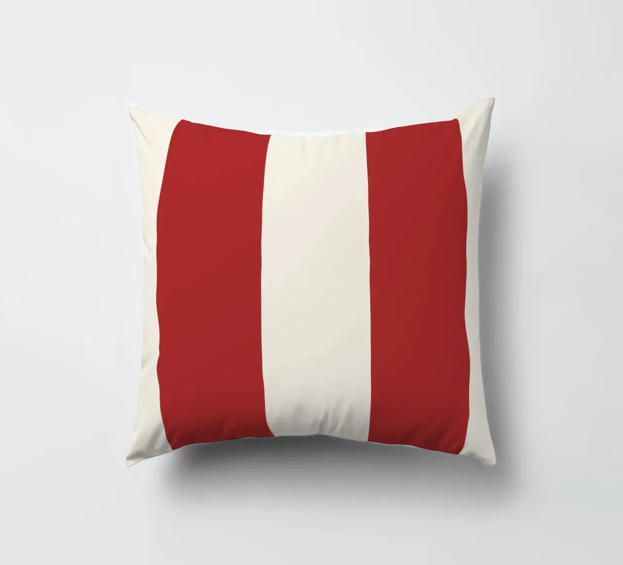 Red bold vintage lines cuscino da TijanaArtStudio88