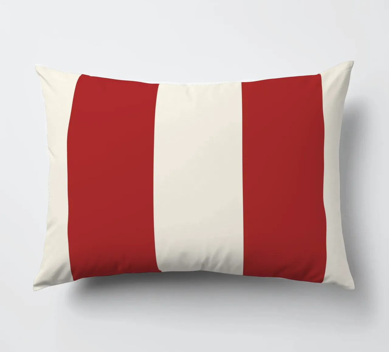 Red bold vintage lines cuscino da TijanaArtStudio88