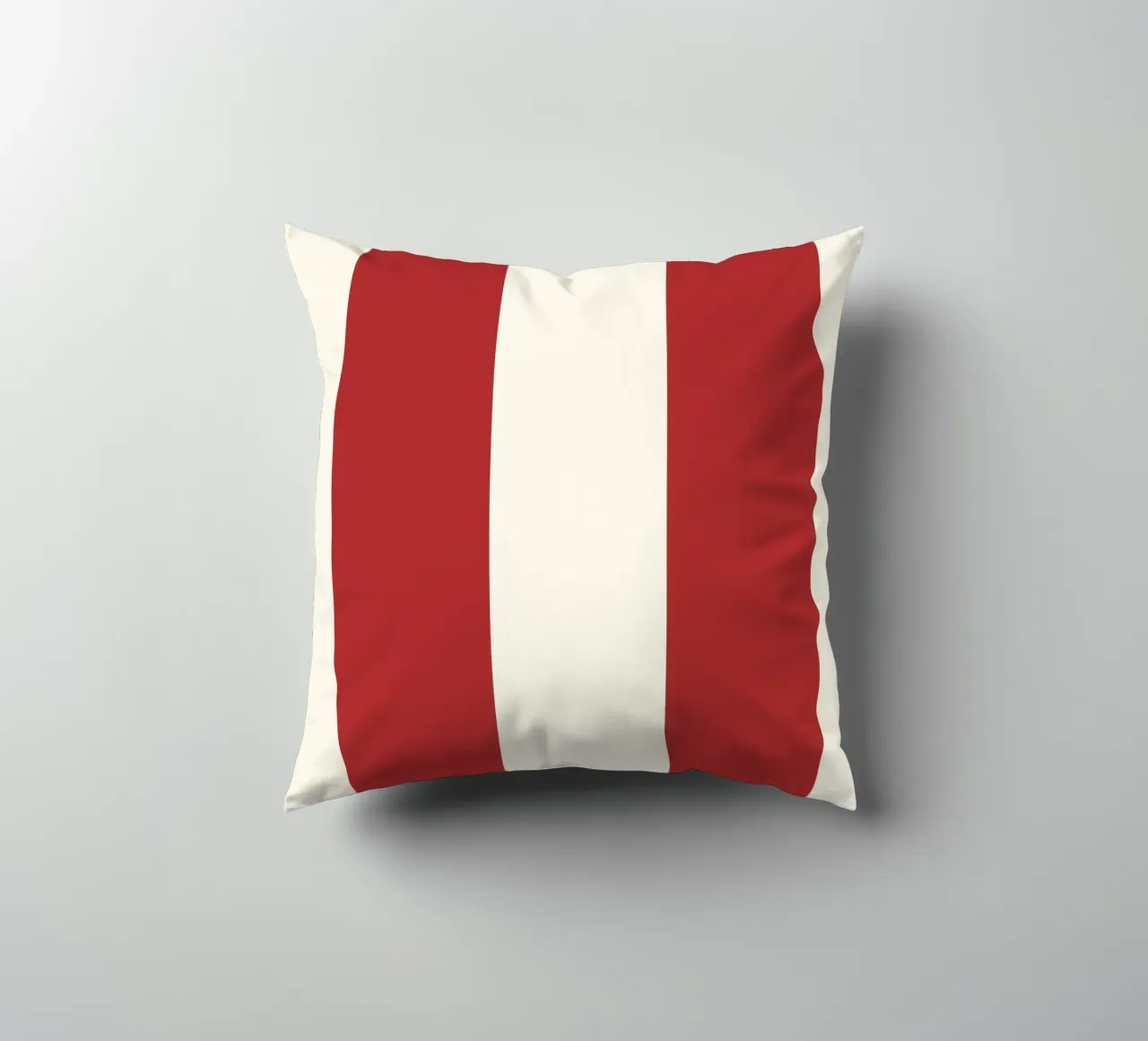 Red bold vintage lines cuscino da TijanaArtStudio88