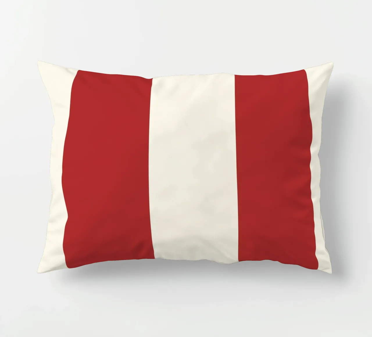 Red bold vintage lines cuscino da TijanaArtStudio88