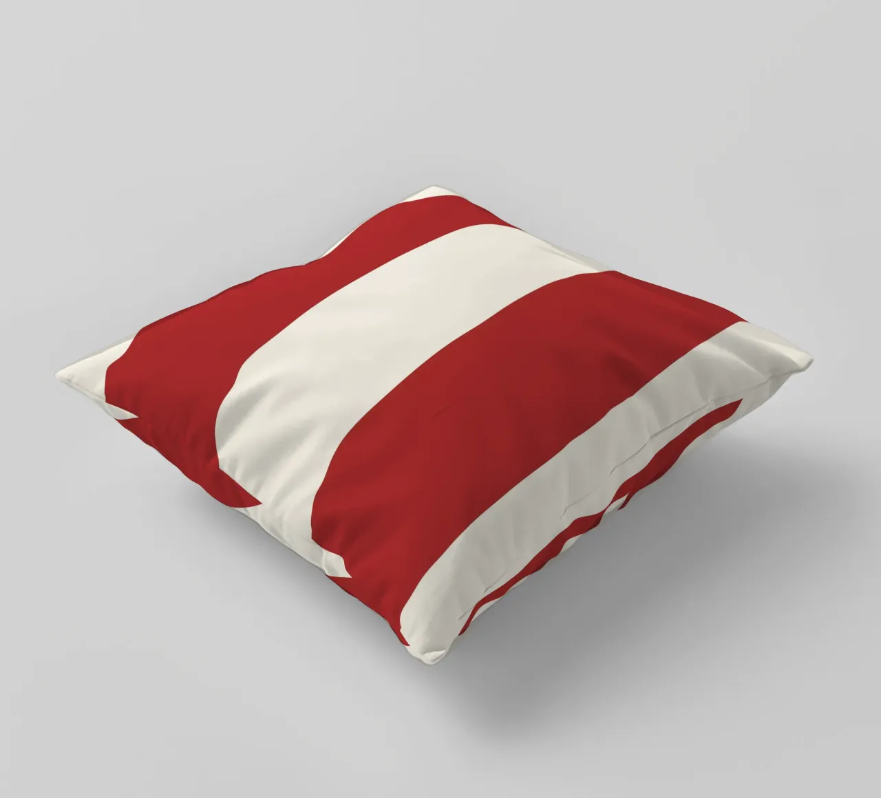 Red bold vintage lines cuscino da TijanaArtStudio88