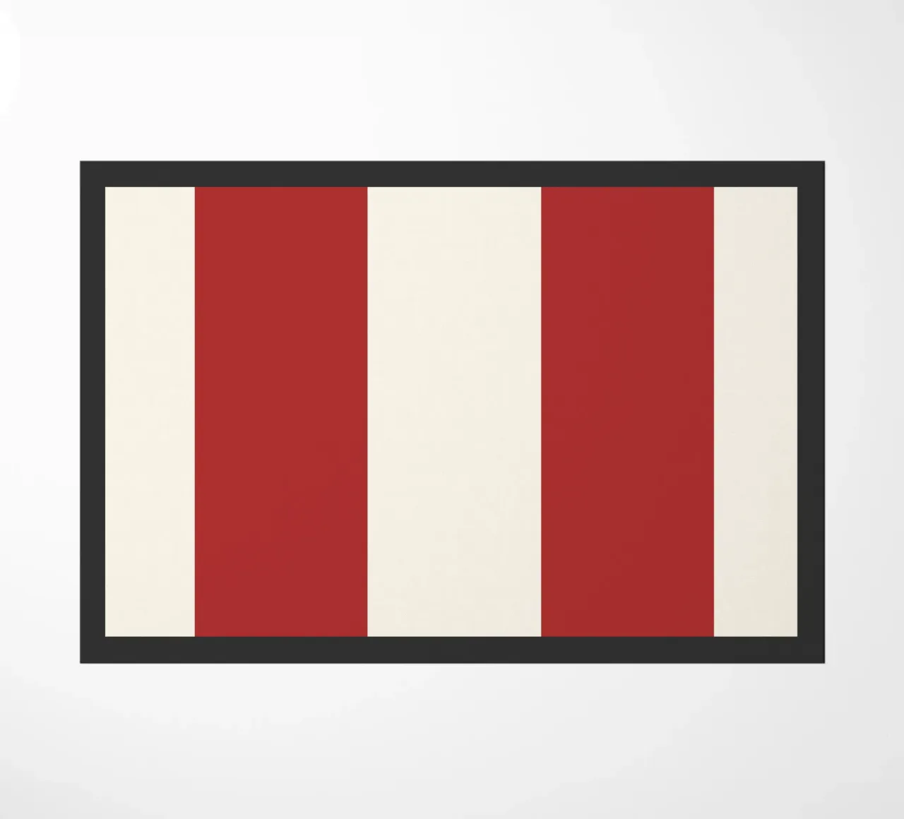 Red bold vintage lines zerbino da TijanaArtStudio88