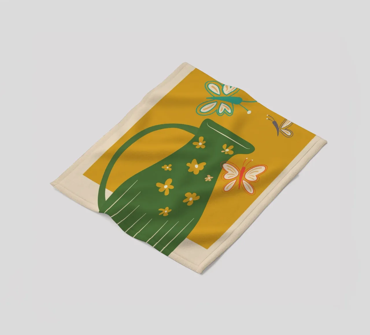 Modern Botanicals No. 8 coperta in pile da Nadjaa