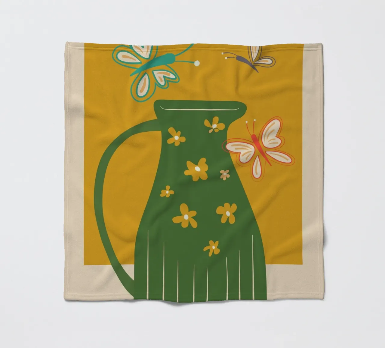 Modern Botanicals No. 8 coperta in pile da Nadjaa