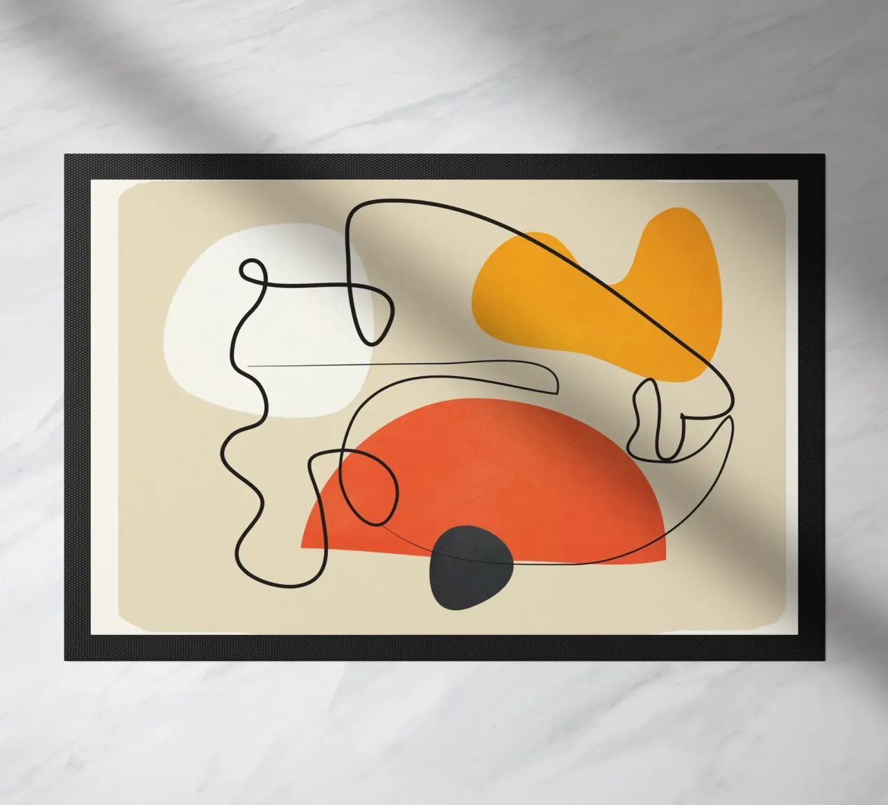 Abstract Face Line Design 01 zerbino da cityart