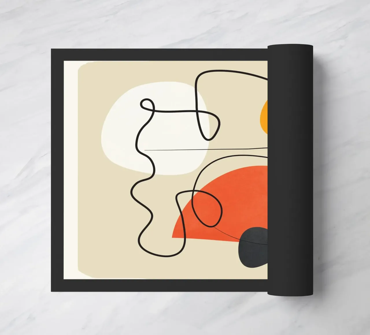 Abstract Face Line Design 01 zerbino da cityart