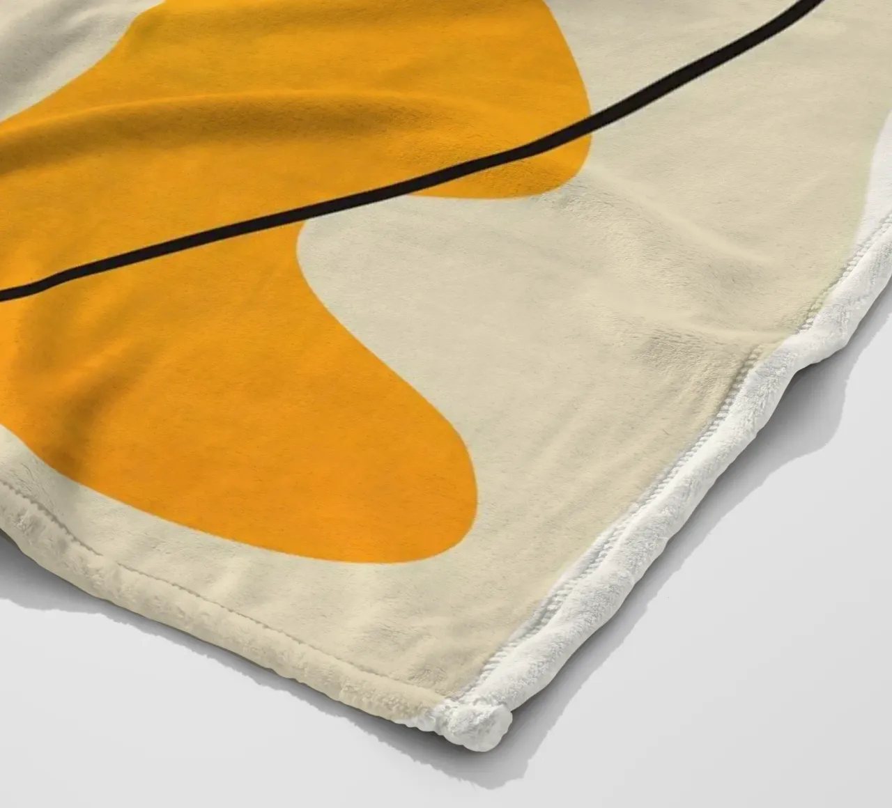 Abstract Face Line Design 01 coperta in pile da cityart