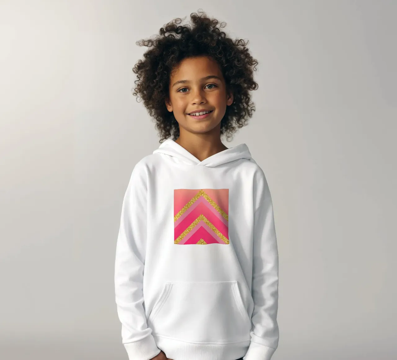 Glam Geometry felpa bambino con cappuccio da Petra Lang