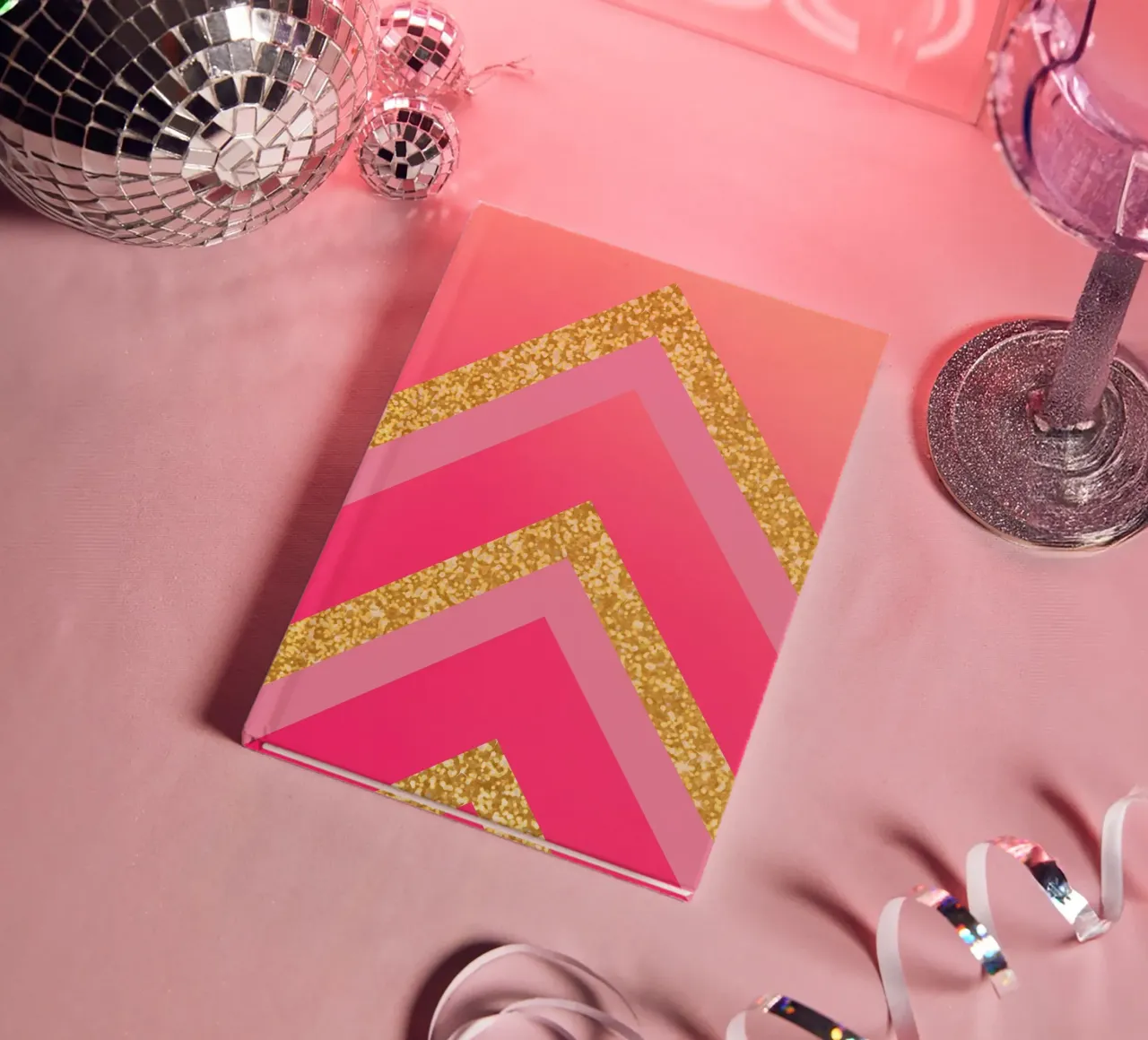 Glam Geometry notebook by Petra Lang