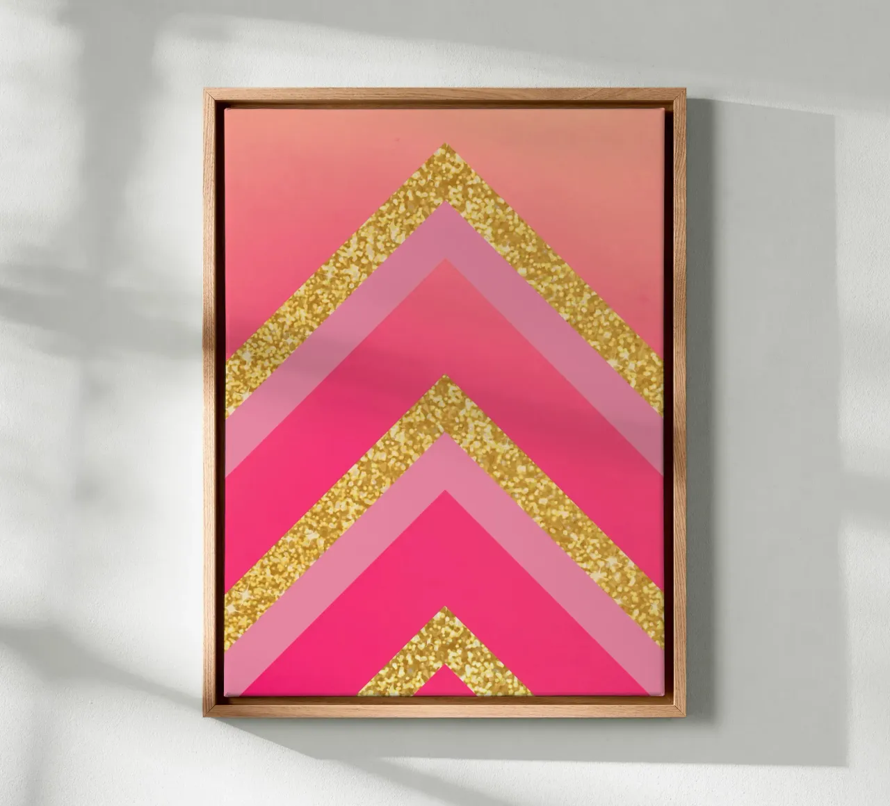 Glam Geometry tela con Cornice a cassetta da Petra Lang