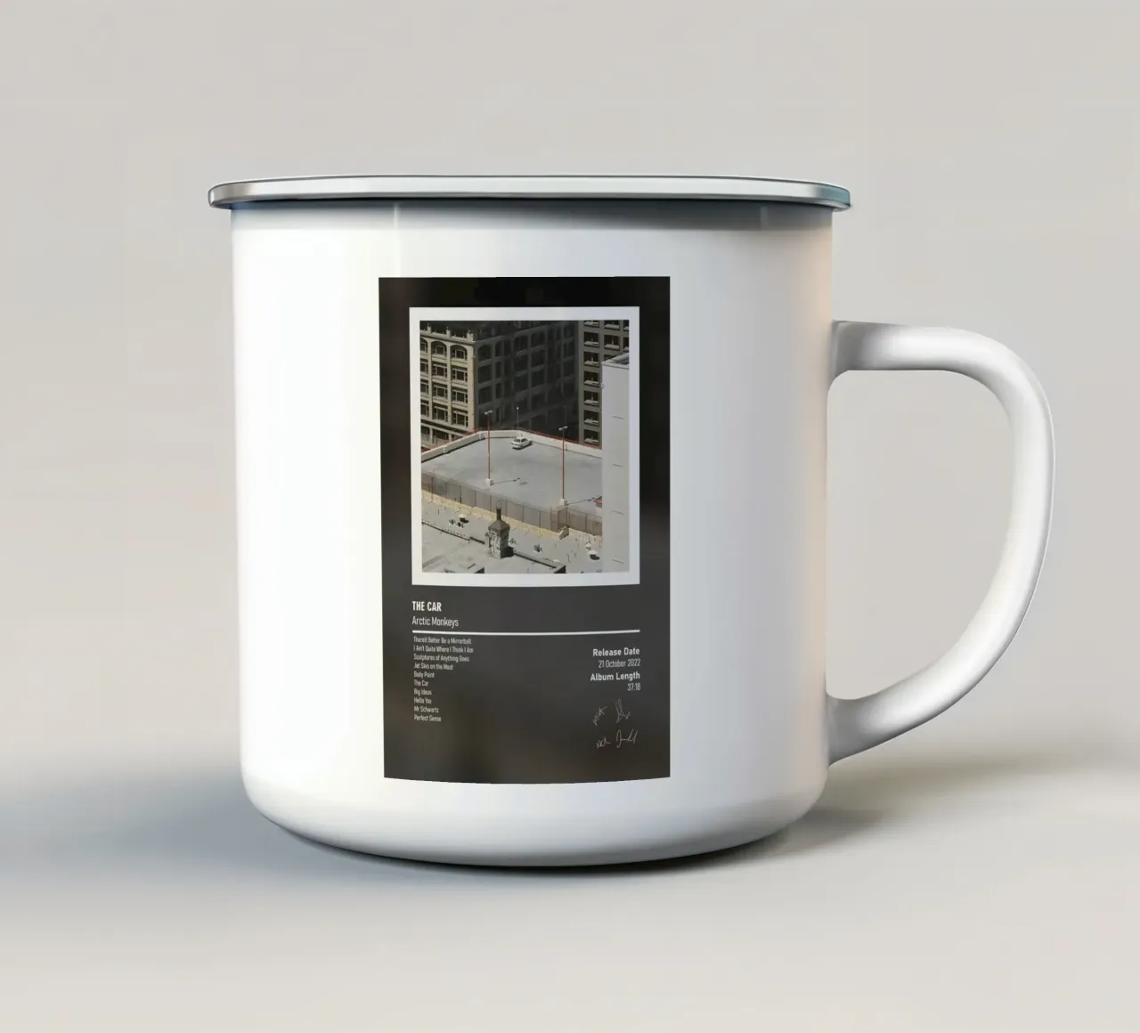 The Car (2022) by Arctic Monkeys tazza in smalto da DGUnder