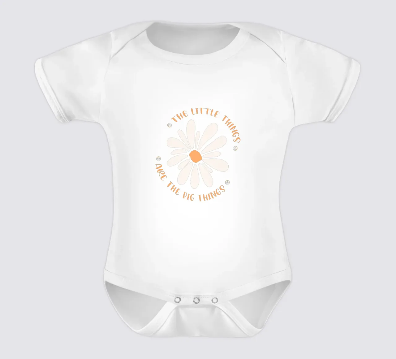 Life is made up of small things body neonato maniche corte da TijanaArtStudio88