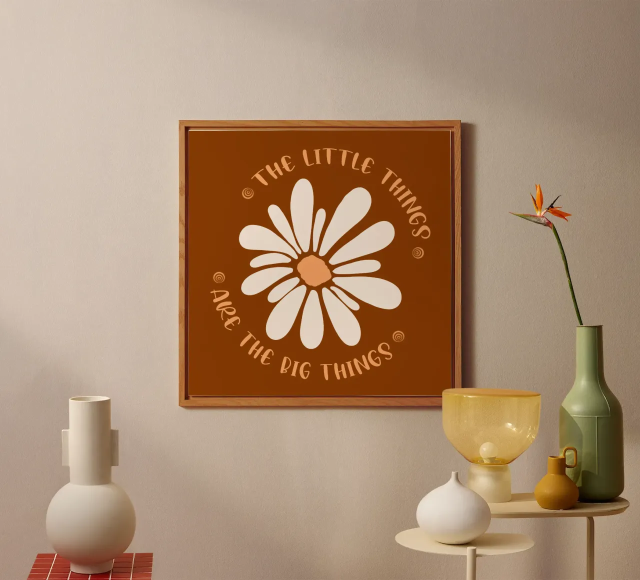 Life is made up of small things alluminio dibond da TijanaArtStudio88