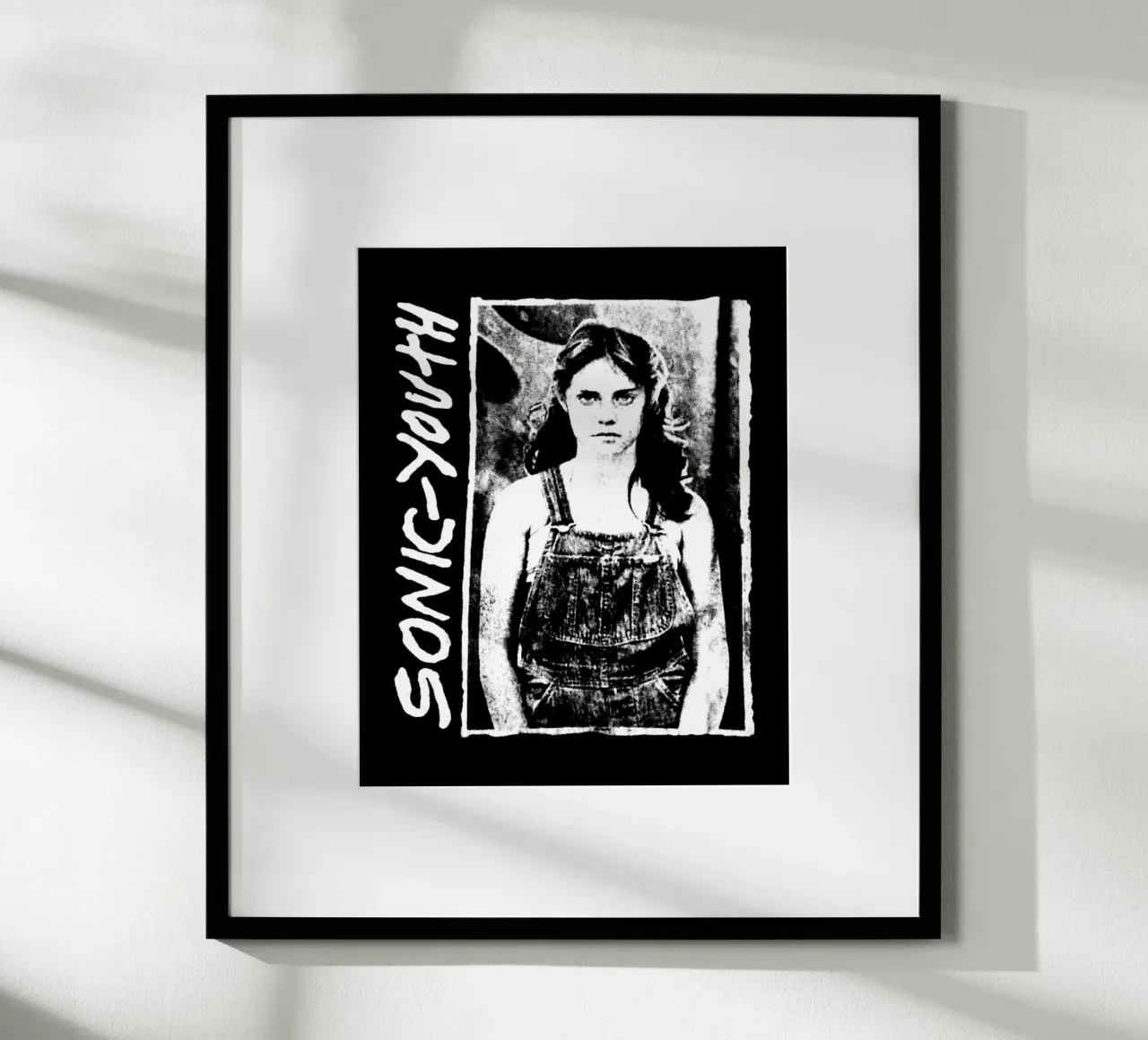 Vintage Grunge Style Sonic Youth poster with aluminum frame by https://www.juniqe.com/uk/shop/Henndraws