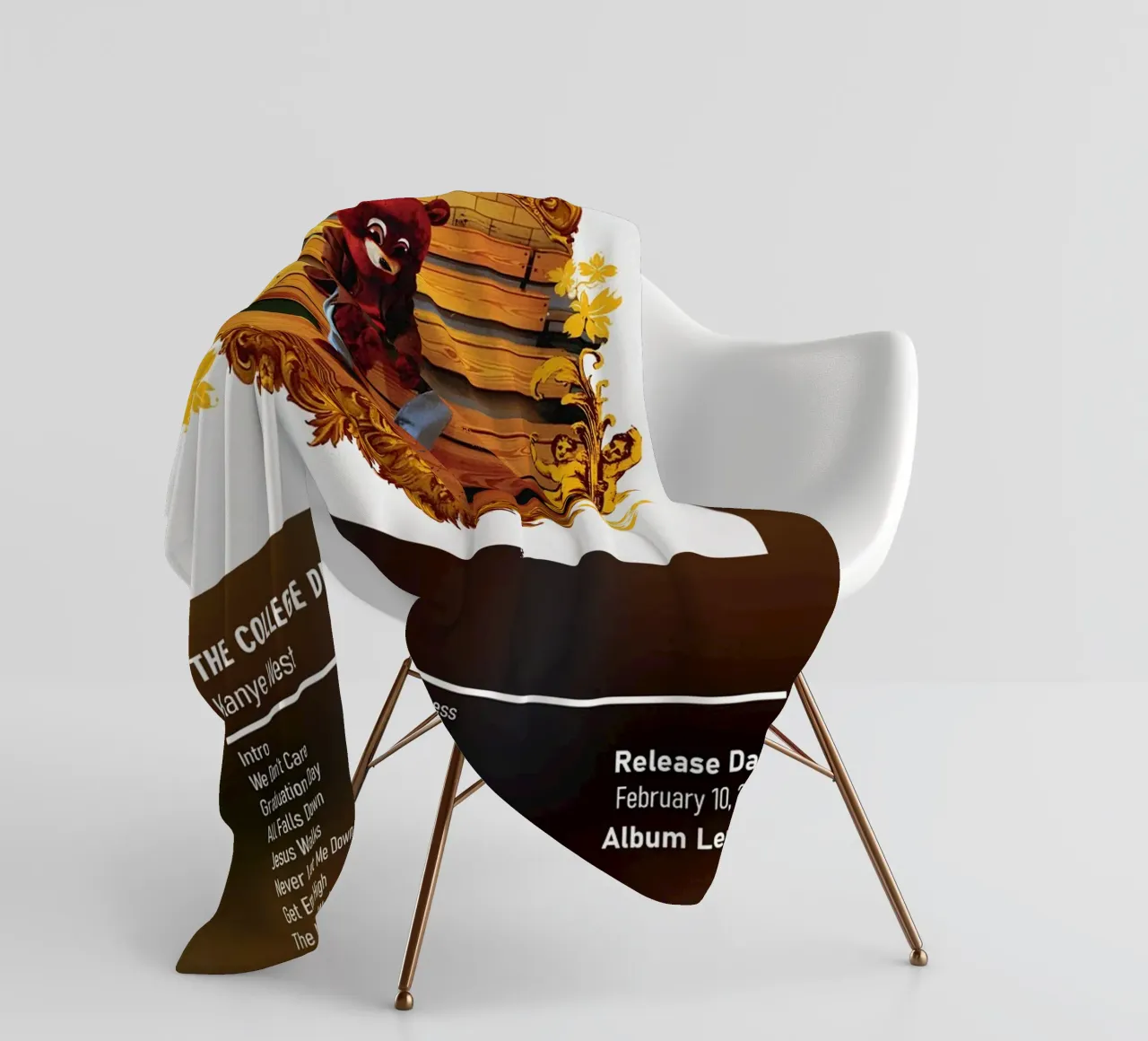 The College Dropout (2004) by Kanye West coperta in pile da DGUnder