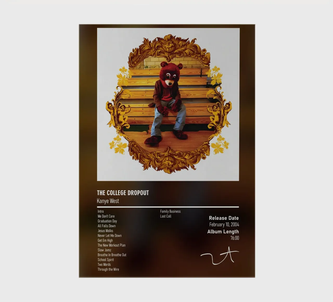 The College Dropout (2004) by Kanye West diario da DGUnder