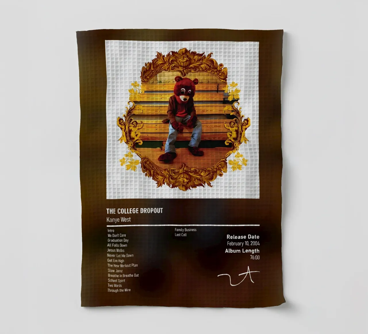 The College Dropout (2004) by Kanye West canovaccio da cucina da DGUnder
